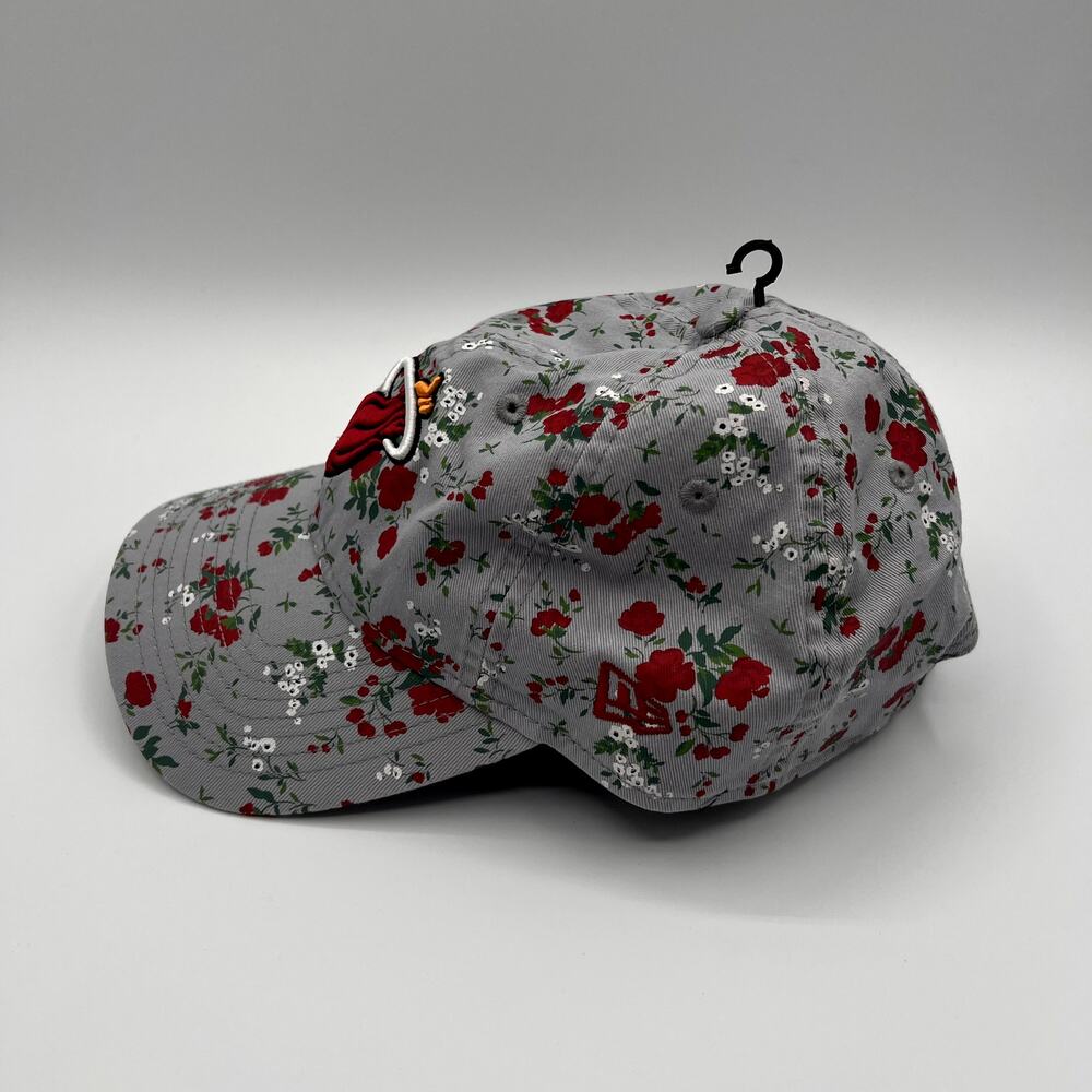NEW ERA 9Twenty Adjustable Floral Print Miami Heat Hat NWOT